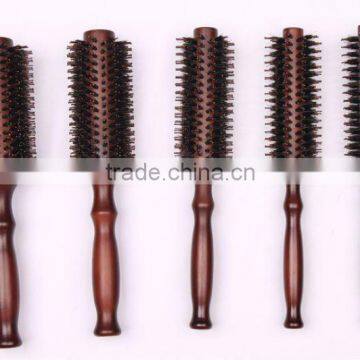 Wooden hair brush