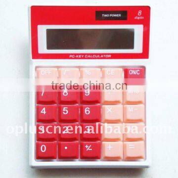 8 DIGIT DESKTOP CALCULATOR W/TILTED LCD