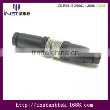 INST M12 4pin Crimp Terminal Type Waterproof Connector photo-3
