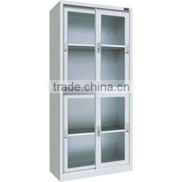 cheap steel filing cabinet with sliding glass door