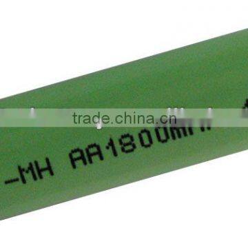 AA Size NiMH Rechargeable Battery 1.2V 1800mAh for Emergency Light