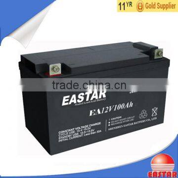 CE approved 12v 100Ah Sealed lead acid deep cycle battery