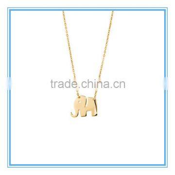 MINI GOLD ELEPHANT PENDANT NECKLACE