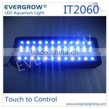 120W LED Aquarium Lamp Aquarium LED Light Combo White/Actinic Blue Grow Reef Evergrow Evergrow IT2060