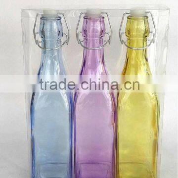 CCP701EPT/3P Glass bottle sprayed with color