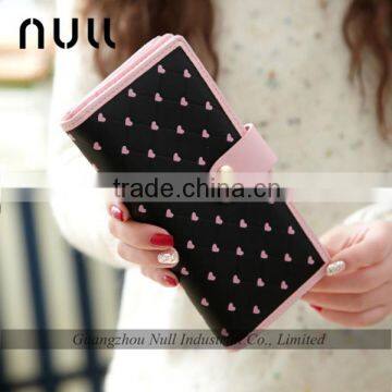 Wholesale Cheap Women pu Leather Wallet With Cell Phone Pocket photo-3