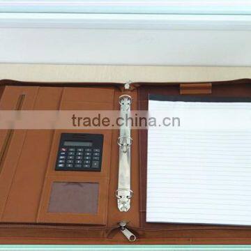 Most Fashional Leather Manager Folder,leather Portfolio photo-3