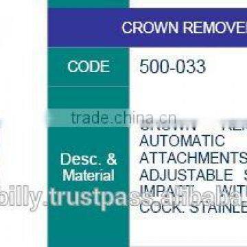 dental crown remover,DENTAL CROWN REMOVER AUTOMATIC, crown remover, dental instruments, surgical instruments