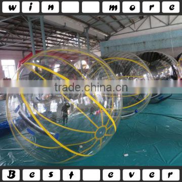 tpu colorful inflatable water ball at low price,water roller ball for sale