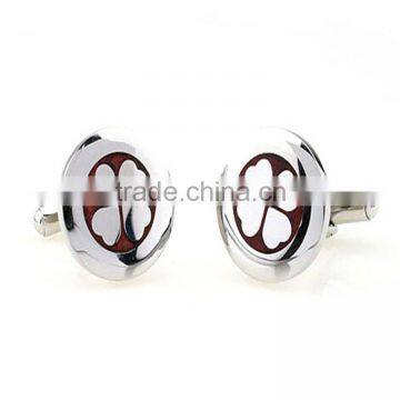 Groomsman Cufflinks With Onyx, Wood and Stainless Steel, Wood Keyhole Cufflinks photo-2