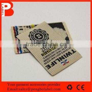 custom woven labels for men's clothing