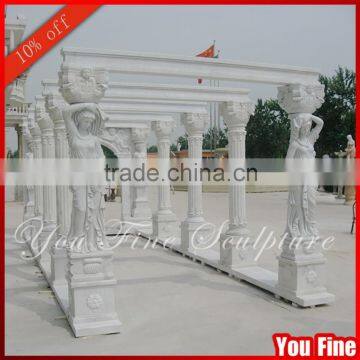 Hand Carved Outdoor Garden Marble Decorative Gazebos