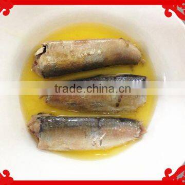 Las sardinas enlatadas en aceite vegetal 125g/155g/425g