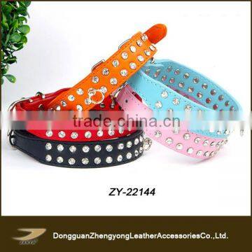 diamond studded rhinestone dog collars