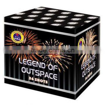 36 shots1.2'' consumer fireworks cake