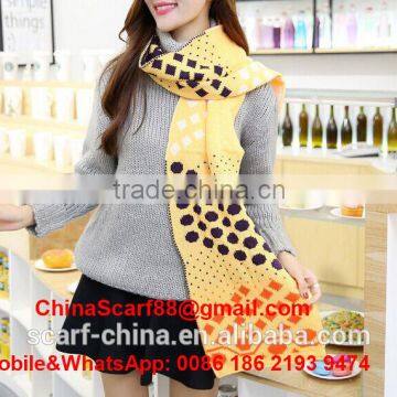 Wholesale dot wool scarf