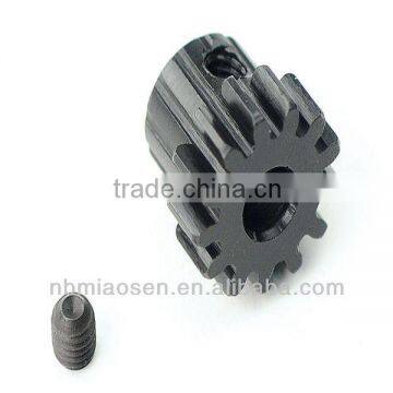 CNC machined small steel rack and pinion gears