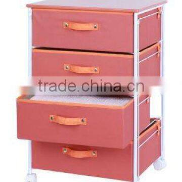 Rolling storage cart - Canvas 4 Drawers