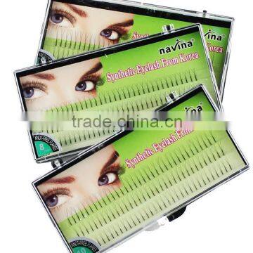 3x Pro Individual Long-Black Fashion Eyelashes 8mm/10mm/12mm HN1844