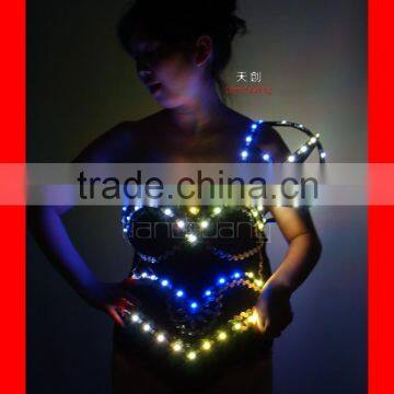 Programmable Showgirl Dance Sexy LED Costume photo-6