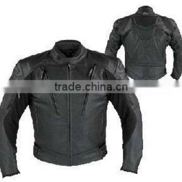 Leather Motorbike Racing Jacket , Sports Wears