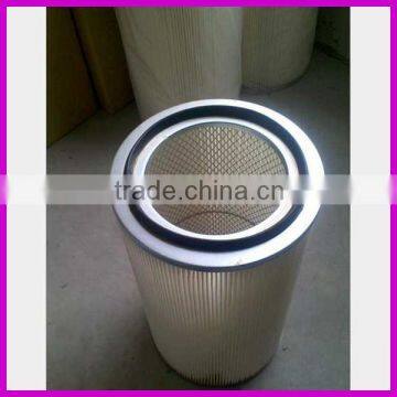 Spray powder dust remove filter cartridge