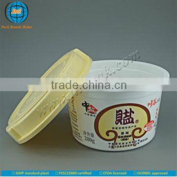 Injection moulding plastic sauce cup with FSSC 22000 certified by GMP standard plant-OEM/ODM acceptable