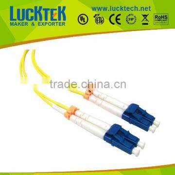 Fiber optic patch cord, LC to LC Single Mode, Duplex, 9/125