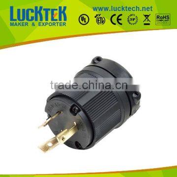 NEMA L5-20P 20A 125V/250V Plug, Rewirable DIY Nema L5-20P power plug adapter