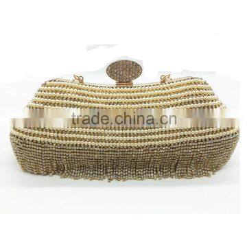 Luxury clutch bags beaded evening bag with diamond