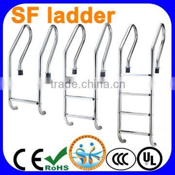 SF stainless steel swimming pool step ladder