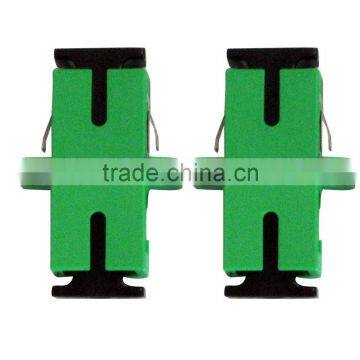 Fiber Optic Adapters Simplex Network FTTH Connectors With Inner / External Shutter Dust Cap Single Mode Duplex Optic Adaptors