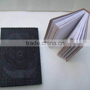 custom embossed buffalo leather journals for journal stores, art and craft stores, journal writers, artisans, painters