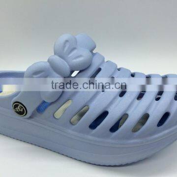 2015 Cute Bowknot Design Eva Clogs High Heels Platform Ladies Sandals Good Quality photo-4