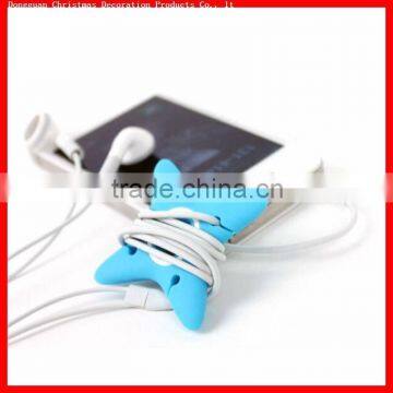 Fashion Design Cheap Silicone Headphone Cable Winder photo-5