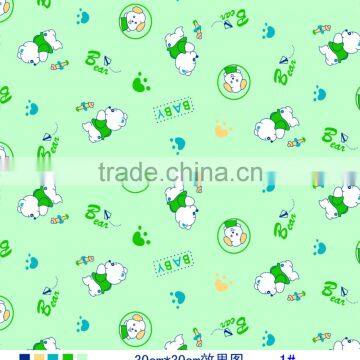 cotton flannel fabric printed in stock