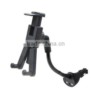 5V 2.1A Universal car holder with car charger mount for all mobile phones