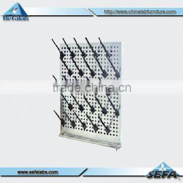 PP pegboard dry rack with detachable peg for laboratory use