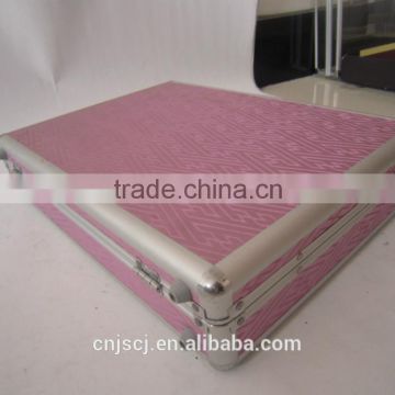 cute pink aluminum computer box horizontal aluminum computer case