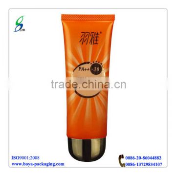 flat plastic empty alumimium cosmetic tubes