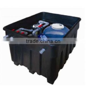 High efficiency in-ground swimming pool pump and filter combo