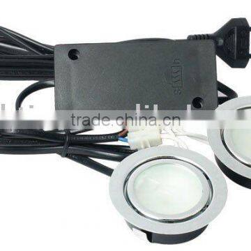 European steel puck lighting fixture