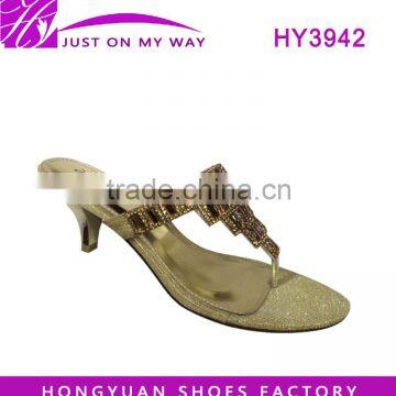 high quality comfortable high heels ladies shoes in factory price