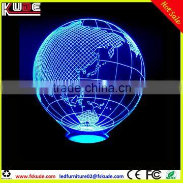 Customized acrylic 3D LED night table light for desk decoration