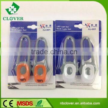 Waterproof Bicycle Head Light 2 Led Silicone Bicycle Front Light