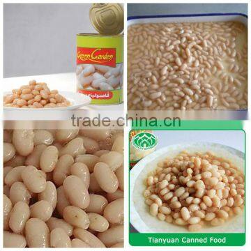 400G canned white kidney beans FDA HACCP factory supply directly