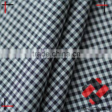 Cationic Polyester Plaid Pongee Imitation Yarn Dyed Fabric for Shirt photo-3