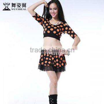 Wuchieal Youth girls dance practise wear Belly Dance costumes dance costume