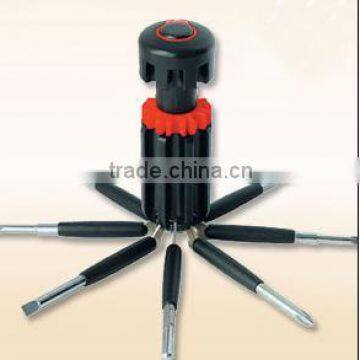 8 Bit Screwdriver+4LED TOOL FLASHLIGHT