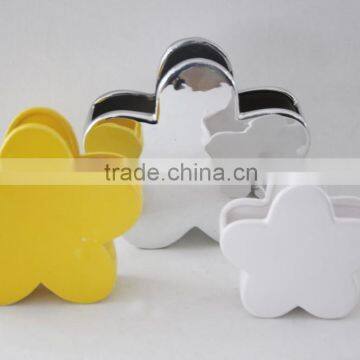 Fashion Wedding favors decorative ceramic Flower shape name card holders